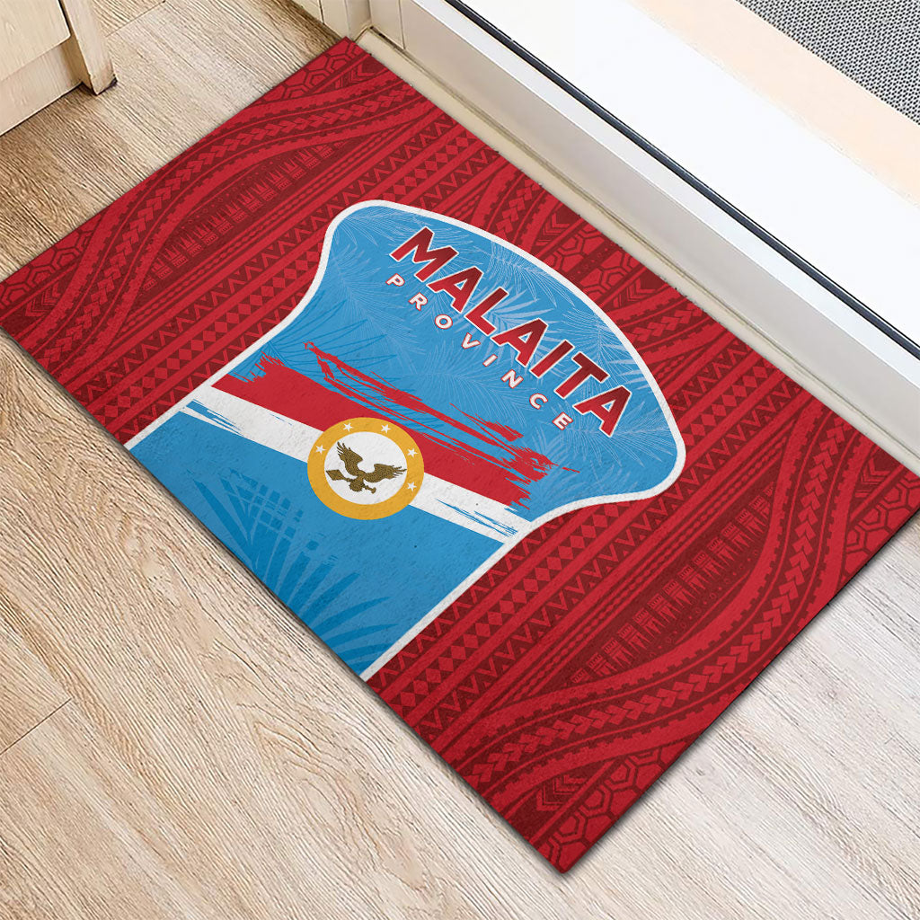 Malaita Province Day Rubber Doormat Unique Style LT05 - Polynesian Pride