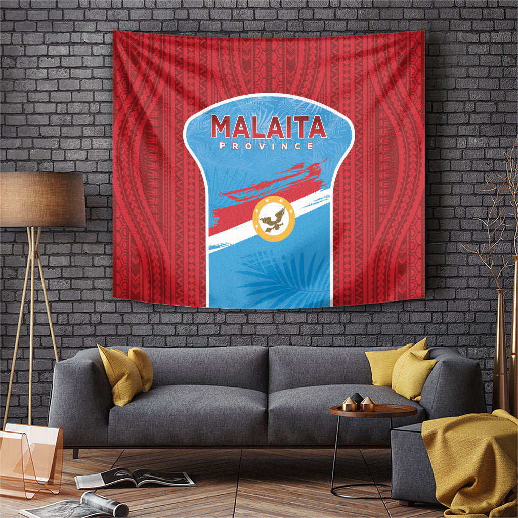 Malaita Province Day Tapestry Unique Style LT05 Blue - Polynesian Pride