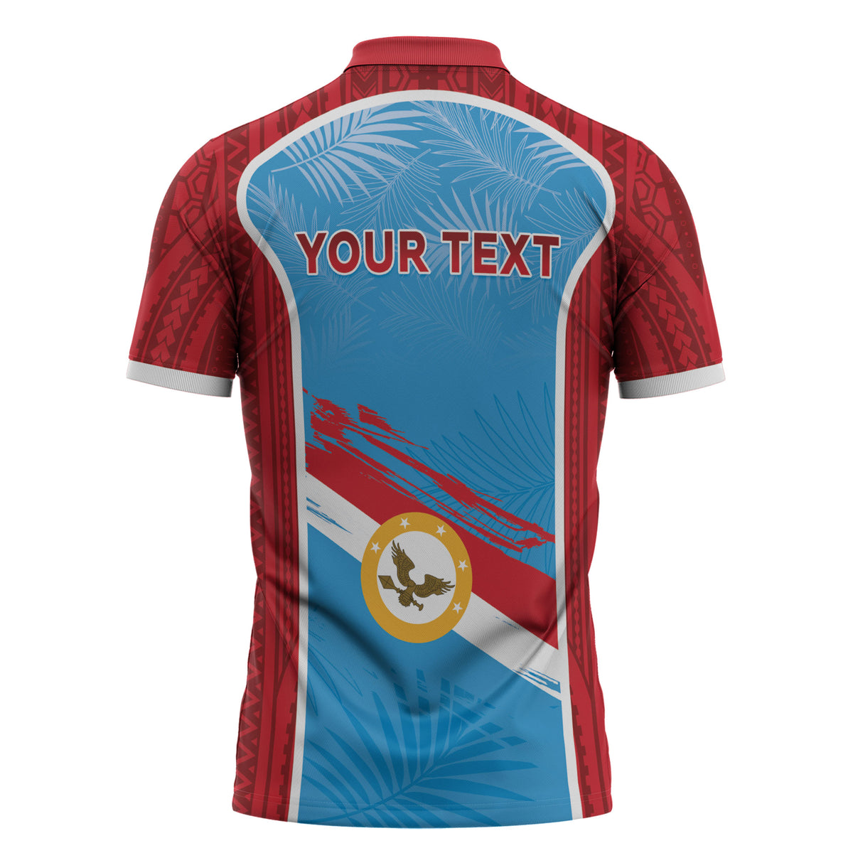 Personalised Malaita Province Day Zipper Polo Shirt Unique Style LT05 - Polynesian Pride
