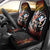 Hawaii And Japan Car Seat Cover Koi Fish With Kanaka Maoli