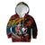 Hawaii And Japan Kid Hoodie Koi Fish With Kanaka Maoli