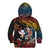 Hawaii And Japan Kid Hoodie Koi Fish With Kanaka Maoli