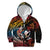 Hawaii And Japan Kid Hoodie Koi Fish With Kanaka Maoli