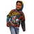 Hawaii And Japan Kid Hoodie Koi Fish With Kanaka Maoli