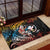 Hawaii And Japan Rubber Doormat Koi Fish With Kanaka Maoli