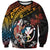 Hawaii And Japan Sweatshirt Koi Fish With Kanaka Maoli