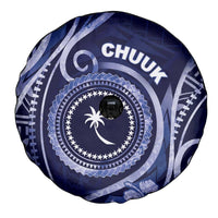 FSM Chuuk Spare Tire Cover Ocean Floral Pattern