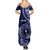 Personalised FSM Chuuk Summer Maxi Dress Ocean Floral Pattern