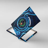 FSM Pohnpei Canvas Wall Art Ocean Floral Pattern