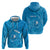 Personalised FSM Yap Hoodie Ocean Floral Pattern