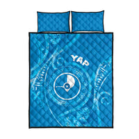 FSM Yap Quilt Bed Set Ocean Floral Pattern