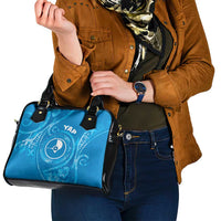 FSM Yap Shoulder Handbag Ocean Floral Pattern