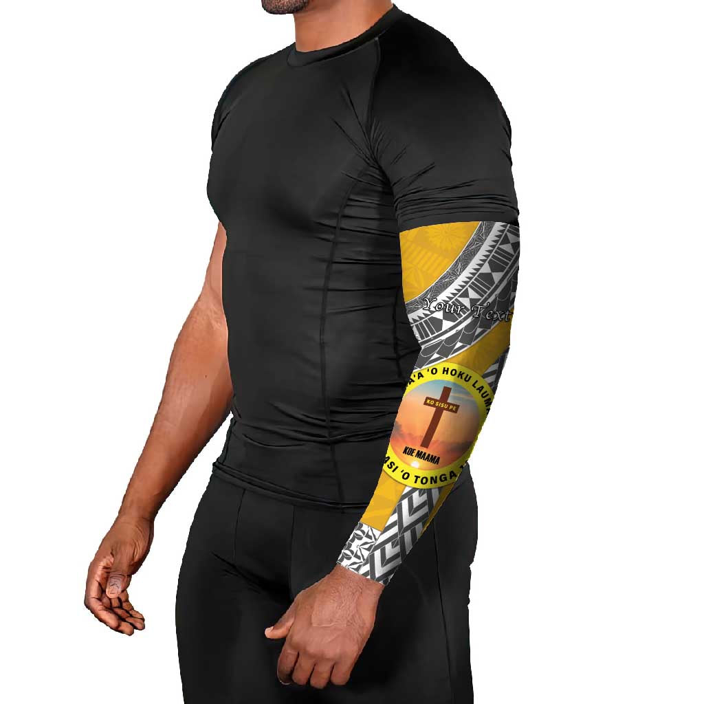 Personalised Anastasis College Arm Sleeves Tonga Unique Style - Polynesian Pride