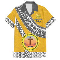 Personalised Anastasis College Family Matching Summer Maxi Dress and Hawaiian Shirt Tonga Unique Style - Polynesian Pride