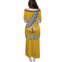 Personalised Anastasis College Puletasi Tonga Unique Style - Polynesian Pride