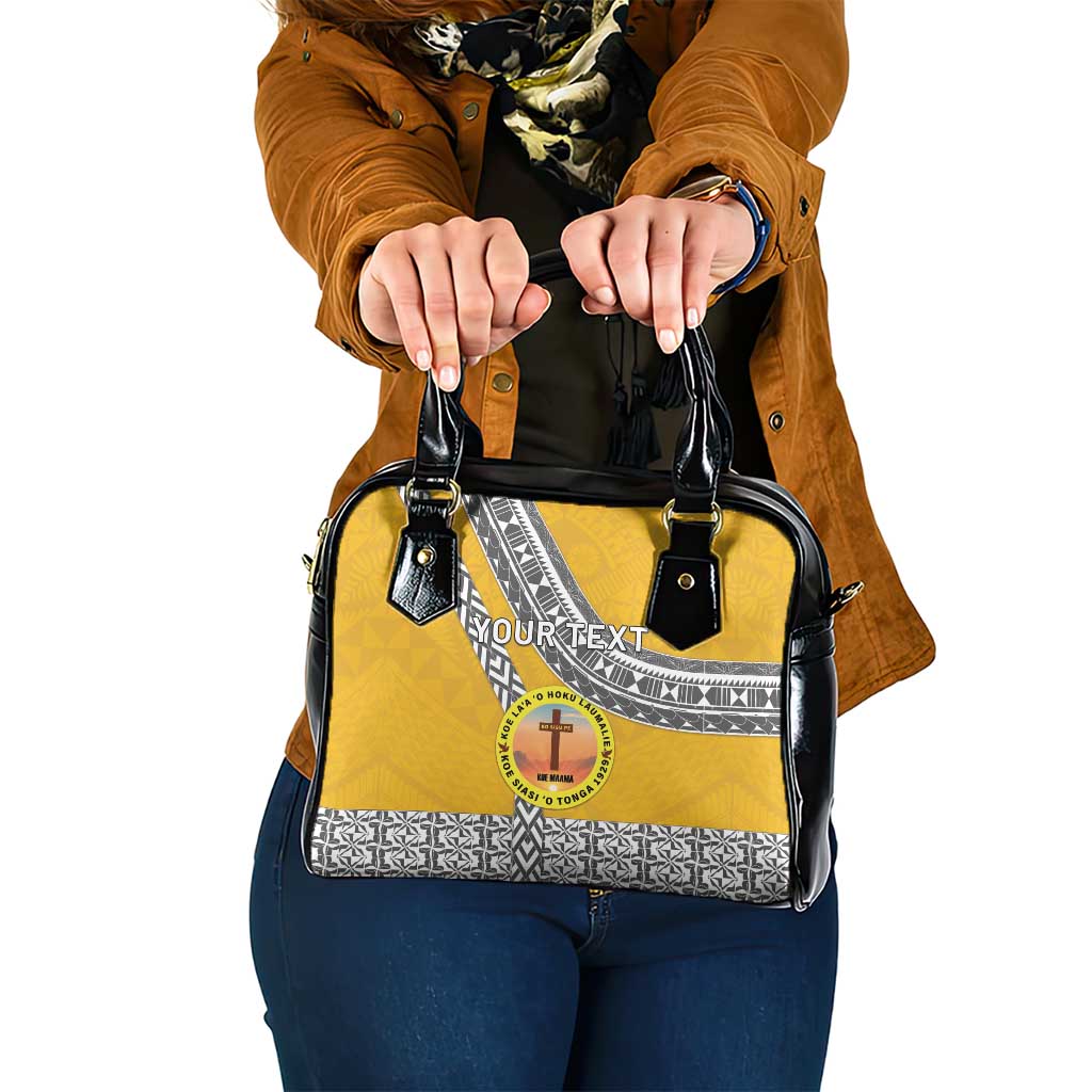 Personalised Anastasis College Shoulder Handbag Tonga Unique Style - Polynesian Pride