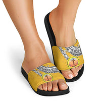 Personalised Anastasis College Slide Sandals Tonga Unique Style - Polynesian Pride