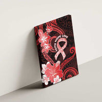 Heart Health Awareness Canvas Wall Art Warrior Wears Red Polynesian Style