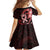 Heart Health Awareness Family Matching Mermaid Dress and Hawaiian Shirt Warrior Wears Red Polynesian Style