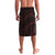 Heart Health Awareness Lavalava Warrior Wears Red Polynesian Style