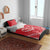 Heart Health Awareness Bedding Set Polynesian Red Ribbon