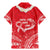 Heart Health Awareness Family Matching Mermaid Dress and Hawaiian Shirt Polynesian Red Ribbon