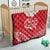 Heart Health Awareness Quilt Polynesian Red Ribbon