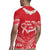Heart Health Awareness Rugby Jersey Polynesian Red Ribbon