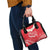 Heart Health Awareness Shoulder Handbag Polynesian Red Ribbon