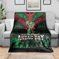 New Zealand ANZAC Day Blanket Aotearoa Hei Tiki