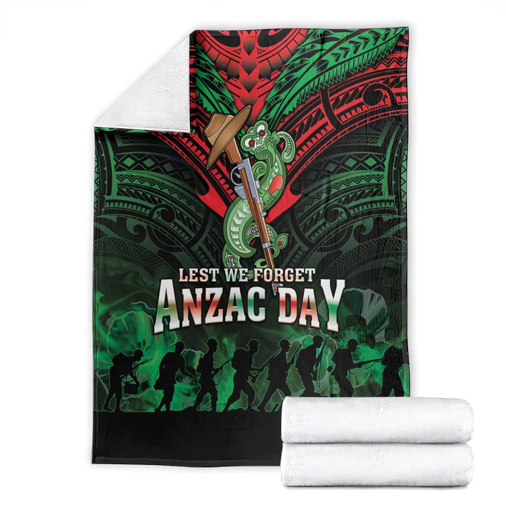 New Zealand ANZAC Day Blanket Aotearoa Hei Tiki