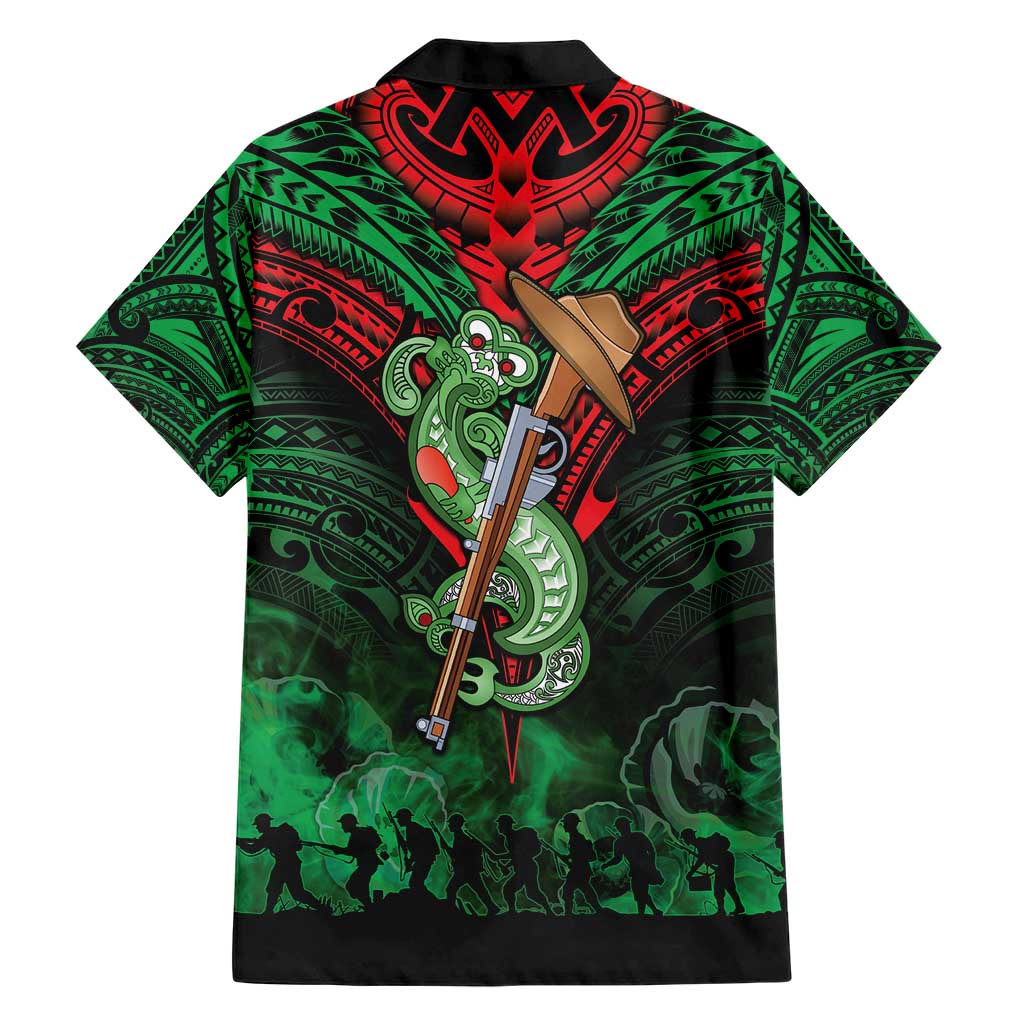 New Zealand ANZAC Day Family Matching Short Sleeve Bodycon Dress and Hawaiian Shirt Aotearoa Hei Tiki LT05 - Polynesian Pride