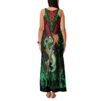 New Zealand ANZAC Day Family Matching Tank Maxi Dress and Hawaiian Shirt Aotearoa Hei Tiki