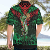 New Zealand ANZAC Day Hawaiian Shirt Aotearoa Hei Tiki