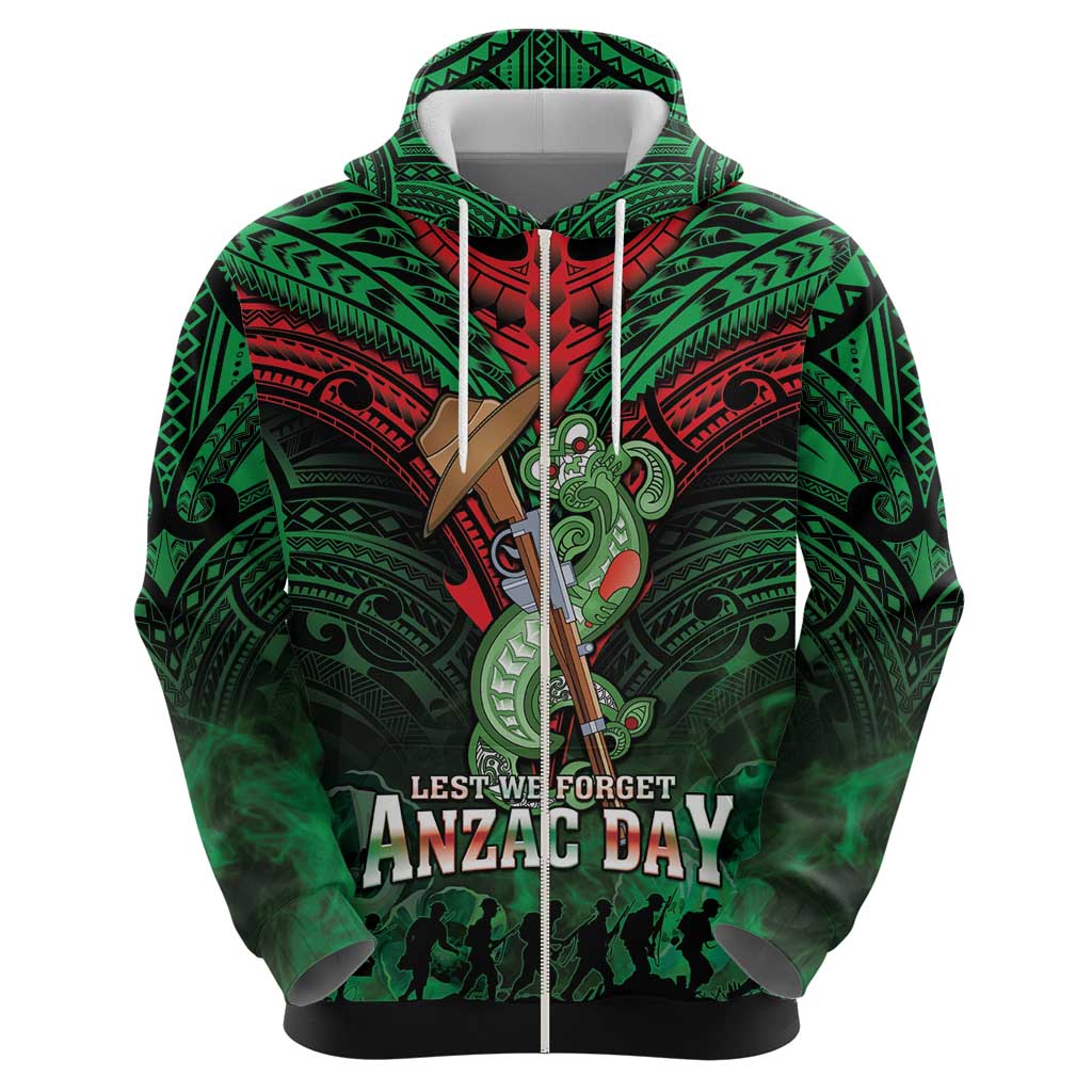 New Zealand ANZAC Day Hoodie Aotearoa Hei Tiki
