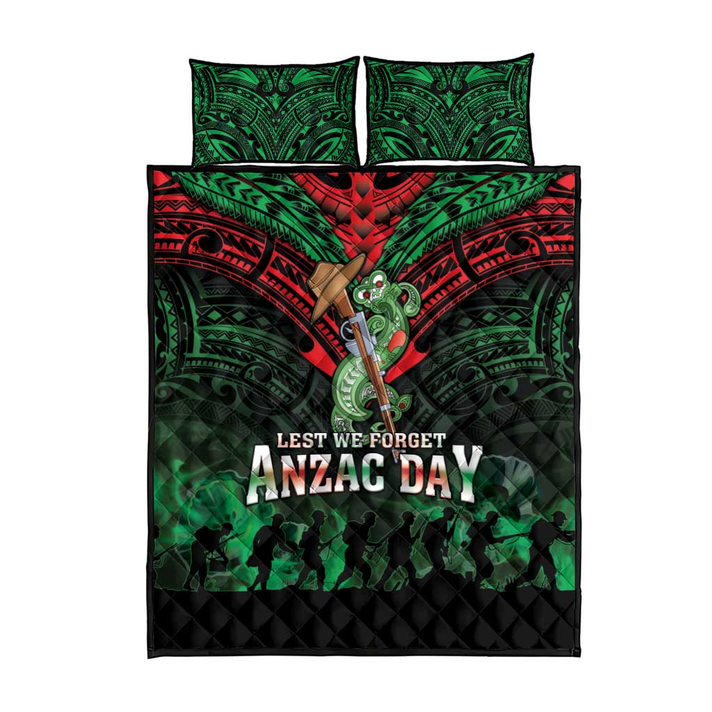 New Zealand ANZAC Day Quilt Bed Set Aotearoa Hei Tiki