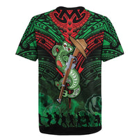 New Zealand ANZAC Day Rugby Jersey Aotearoa Hei Tiki