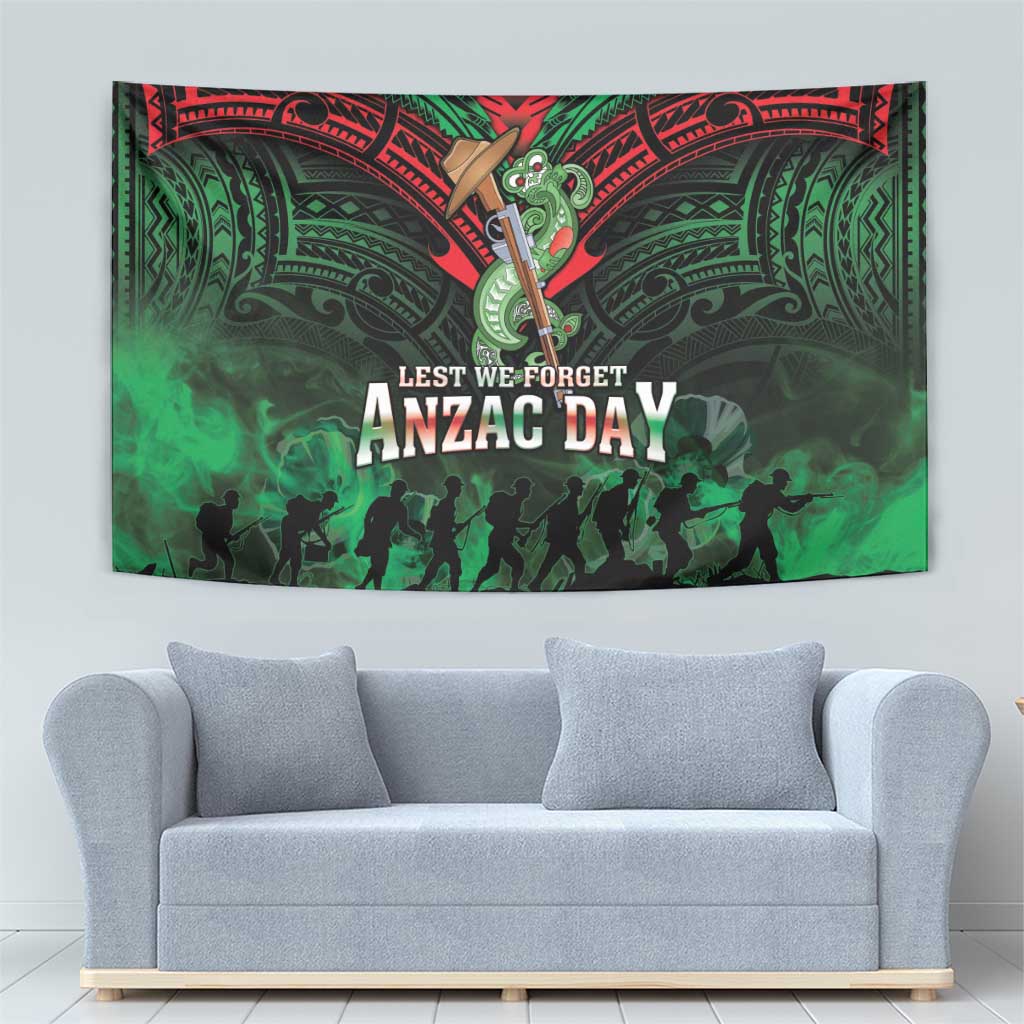 New Zealand ANZAC Day Tapestry Aotearoa Hei Tiki
