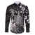 Hawaii King Kamehameha Day Family Matching Mermaid Dress and Hawaiian Shirt Polynesian Pattern Mix Hibiscus Black