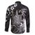 Hawaii King Kamehameha Day Family Matching Mermaid Dress and Hawaiian Shirt Polynesian Pattern Mix Hibiscus Black