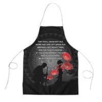 Cook Islands ANZAC Day Apron Soldier Silhouette Remembrance