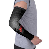 Cook Islands ANZAC Day Arm Sleeves Soldier Silhouette Remembrance