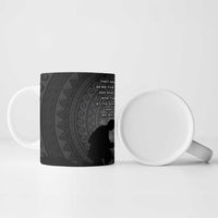 Cook Islands ANZAC Day Ceramic Mug Soldier Silhouette Remembrance