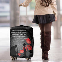 Cook Islands ANZAC Day Luggage Cover Soldier Silhouette Remembrance