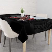 Cook Islands ANZAC Day Tablecloth Soldier Silhouette Remembrance