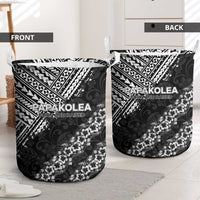 Hawaii Papakolea Born And Raised Laundry Basket Hawaiian Tribal Pattern