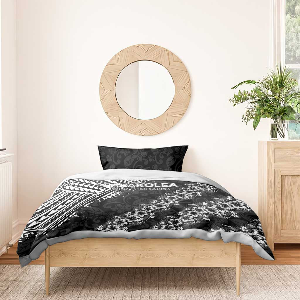 Hawaii Papakolea Born And Raised Bedding Set Hawaiian Tribal Pattern