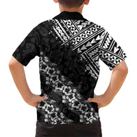 Hawaii Papakolea Born And Raised Family Matching Off Shoulder Maxi Dress and Hawaiian Shirt Hawaiian Tribal Pattern