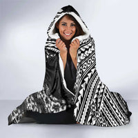 Hawaii Papakolea Born And Raised Hooded Blanket Hawaiian Tribal Pattern