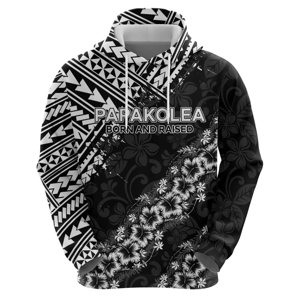 Hawaii Papakolea Born And Raised Hoodie Hawaiian Tribal Pattern